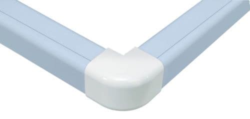 Plastic Trunking External Elbow 80mm x 60mm