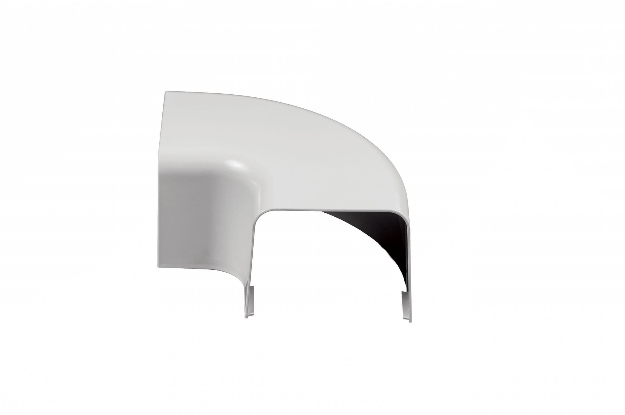 Plastic Trunking Flat Bend 80mm x 60mm