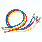 Refco 1/4" SAE Charging Hoses With Ball Valves
