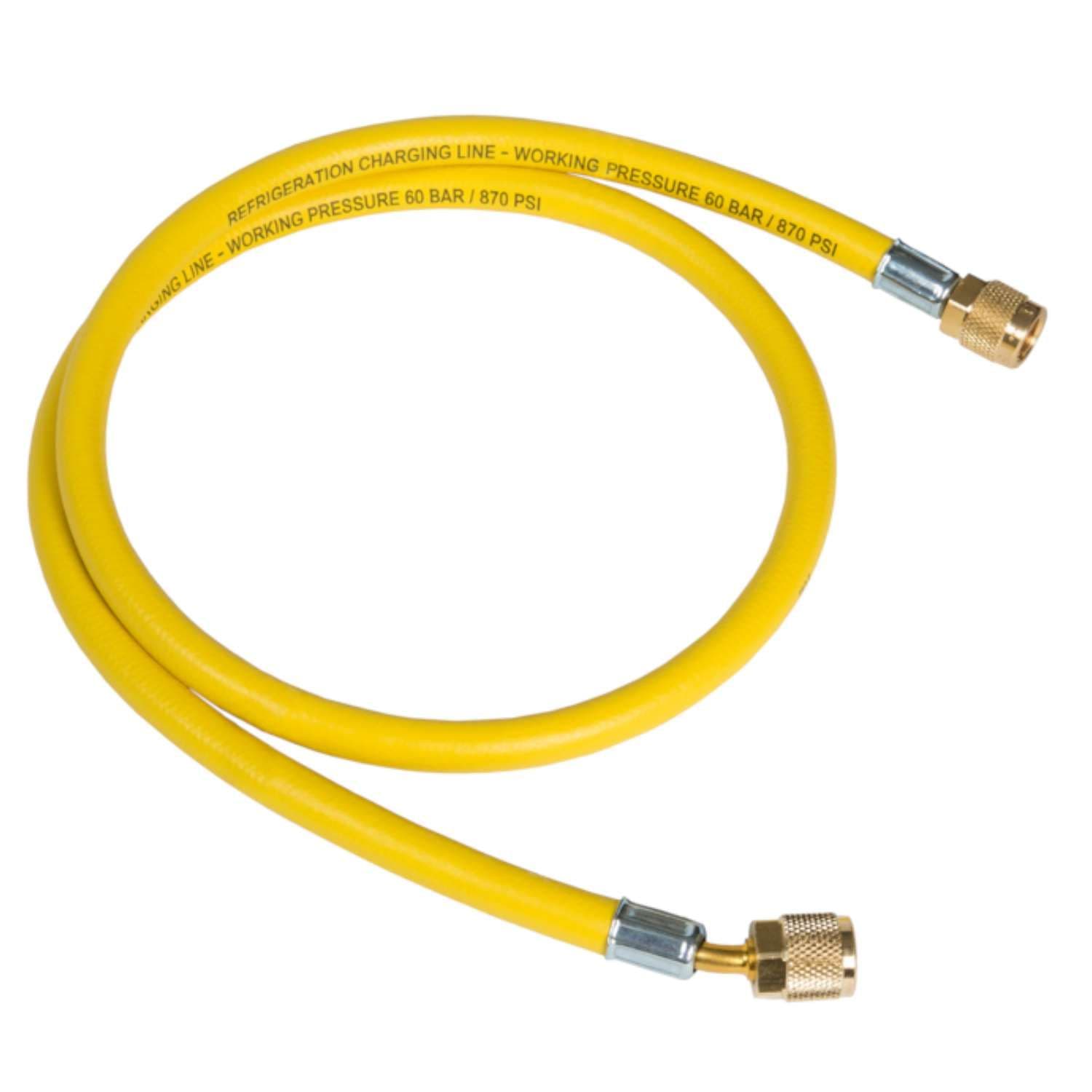 Refco Hose Leads 1/4" SAE Single Yellow Lines