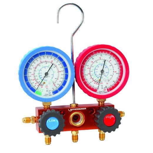Rothenberger Air Con Gauges 2 Way - With Hoses