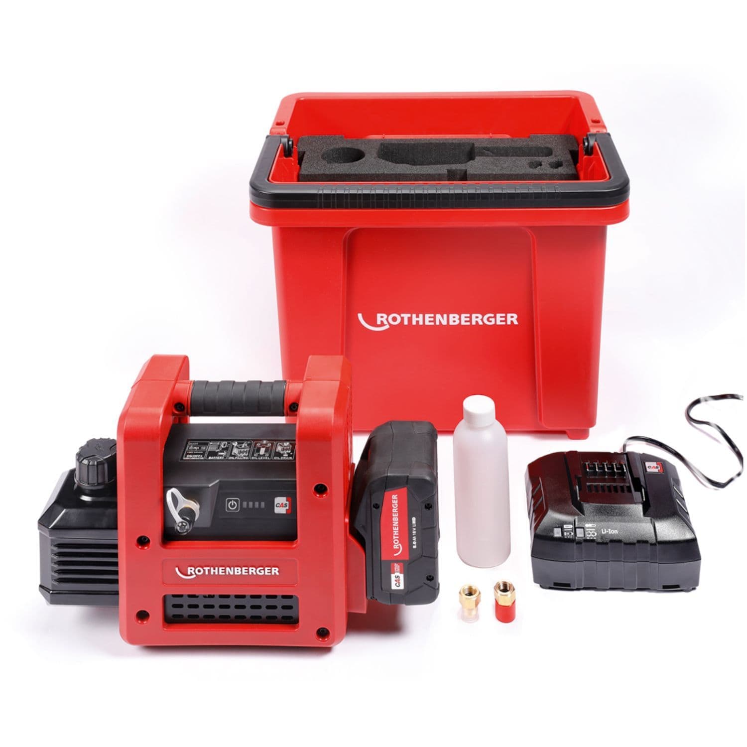 Rothenberger Battery Powered ROAIRVAC CL 2 CFM Vacuum Pump