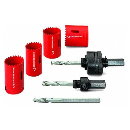 Rothenberger Bi-metal Holesaw Set 19-22-29-38-44-57mm