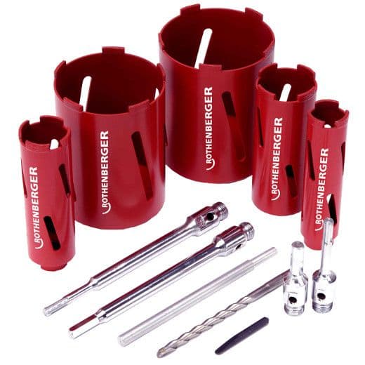 Rothenberger Dry Diamond Core Drill Set