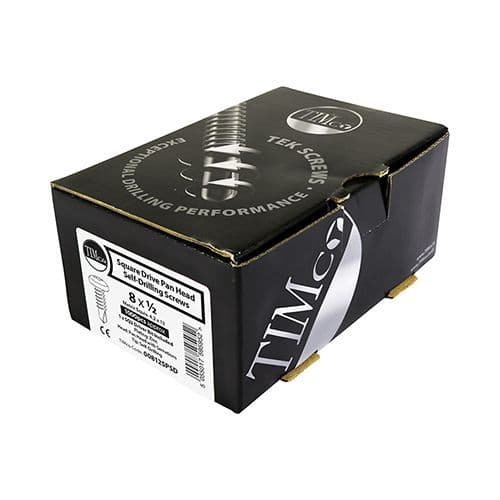 Square Drive Pan Head Self Drill Screws 4.2mm x 13mm
