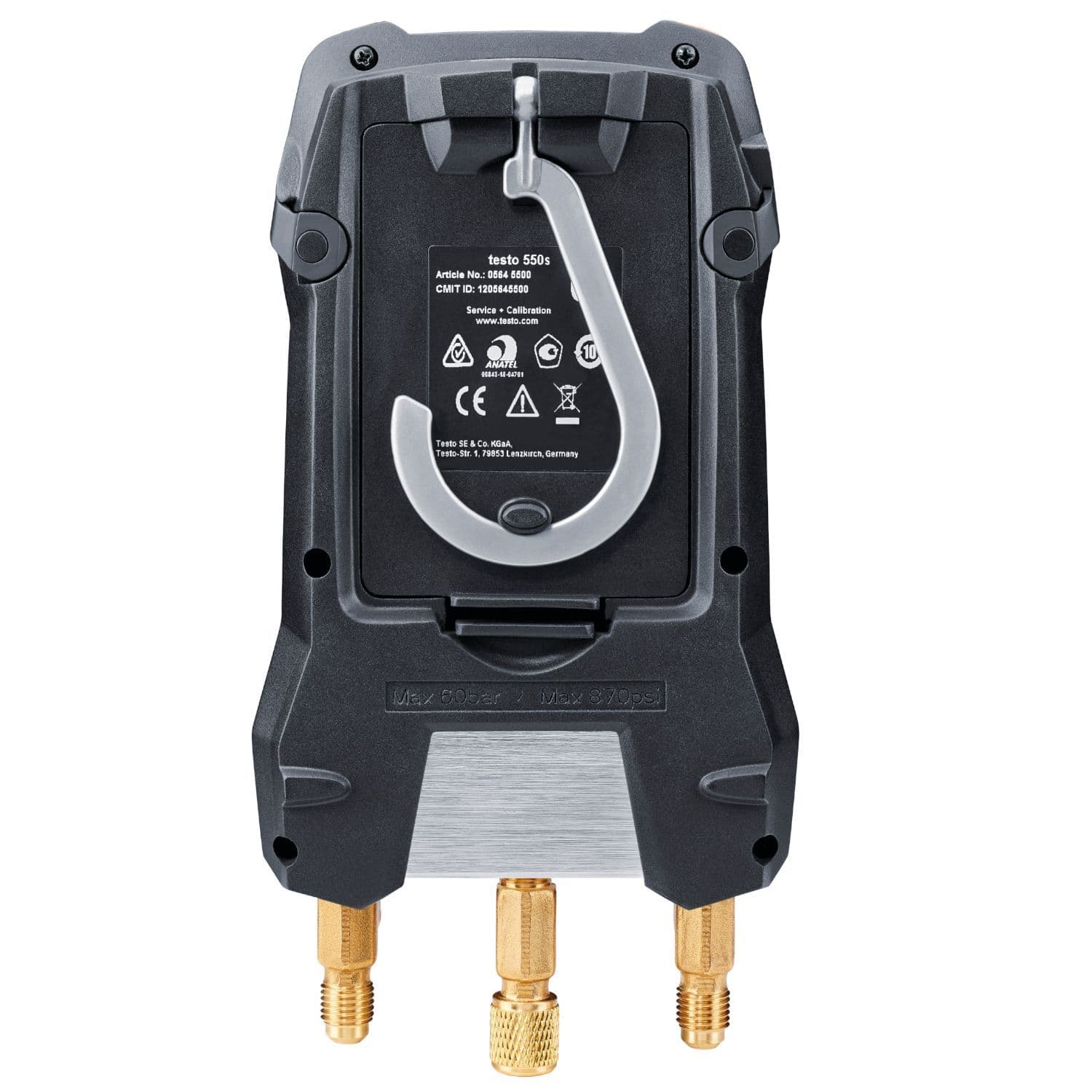 Testo 550s Digital Basic Set 2 Way Refrigeration Manifold 0564 5501 02