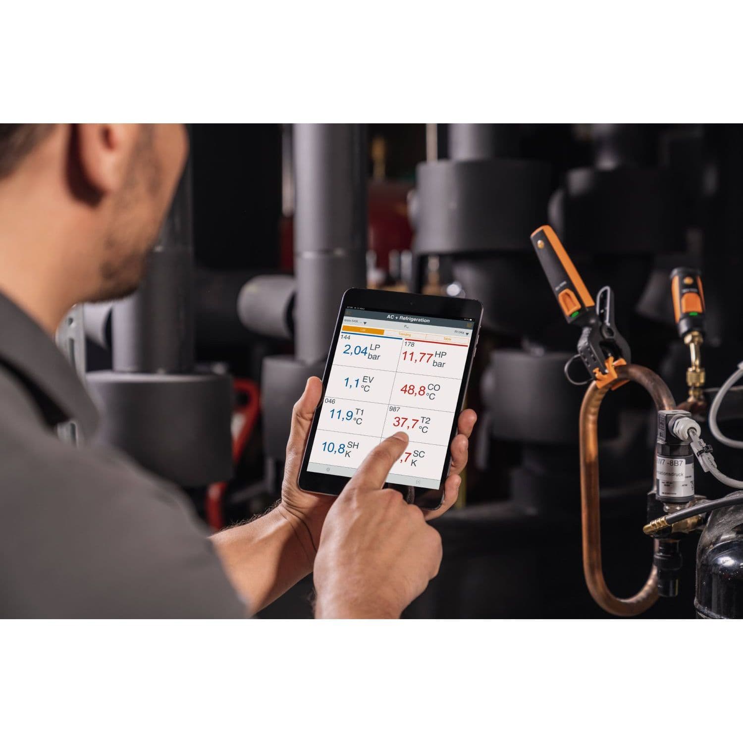 Testo Bluetooth Refrigeration & Air Con Gauge Smart Probe Set