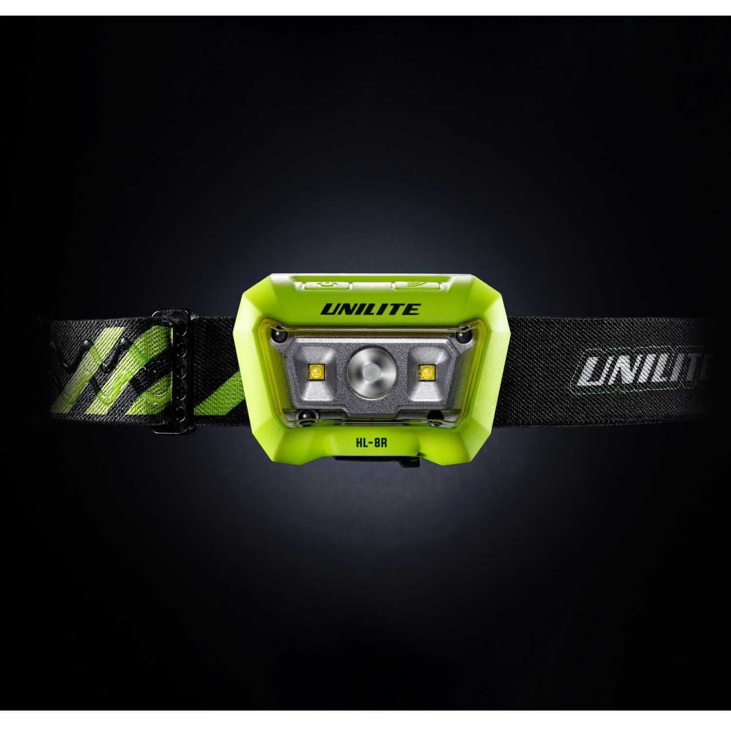 Unilite HL-8R Sensor Dual Beam Headtorch 475 Lumens