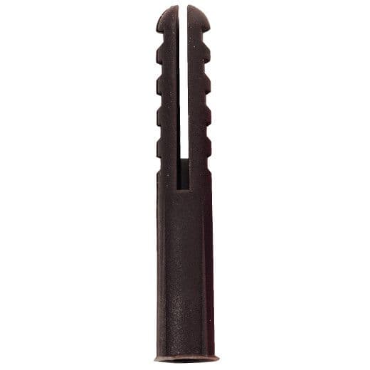 Wall Plugs Brown (per 100)