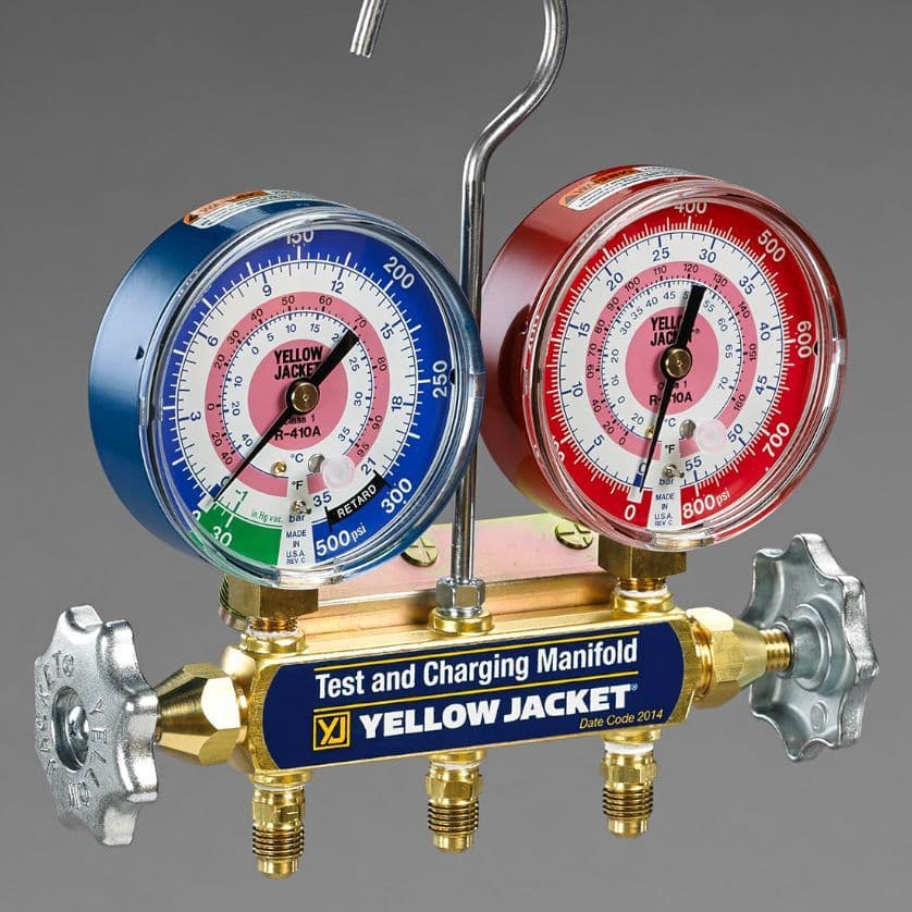 Yellow Jacket Series 41 R407C/404A/134a 2 Valve Manifold