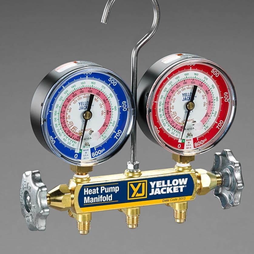 Yellow Jacket Series 41 R410A Heat Pump 2 Valve Manifold