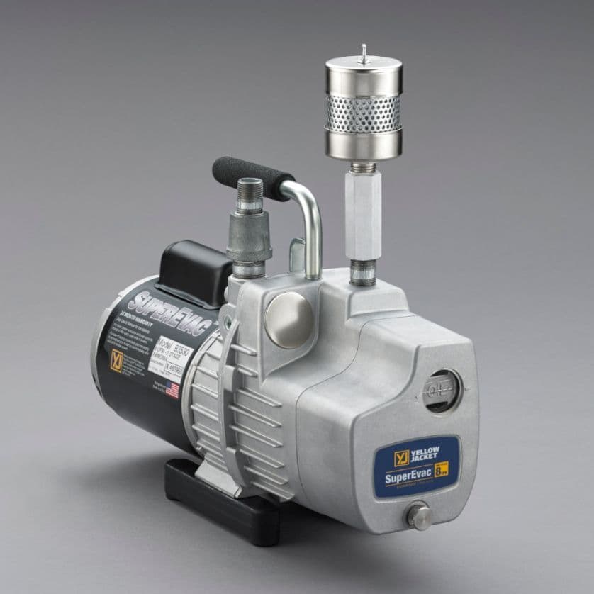 Yellow Jacket SuperEvac Vacuum Pump for Ammonia NH3 UK Model