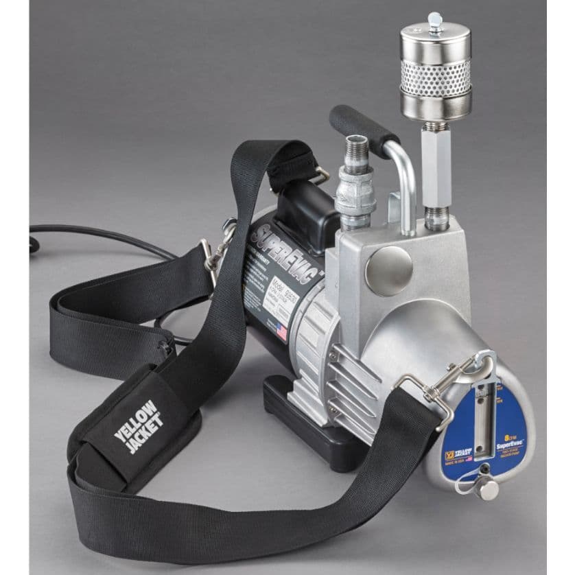 Yellow Jacket SuperEvac Vacuum Pump for Ammonia NH3 UK Model