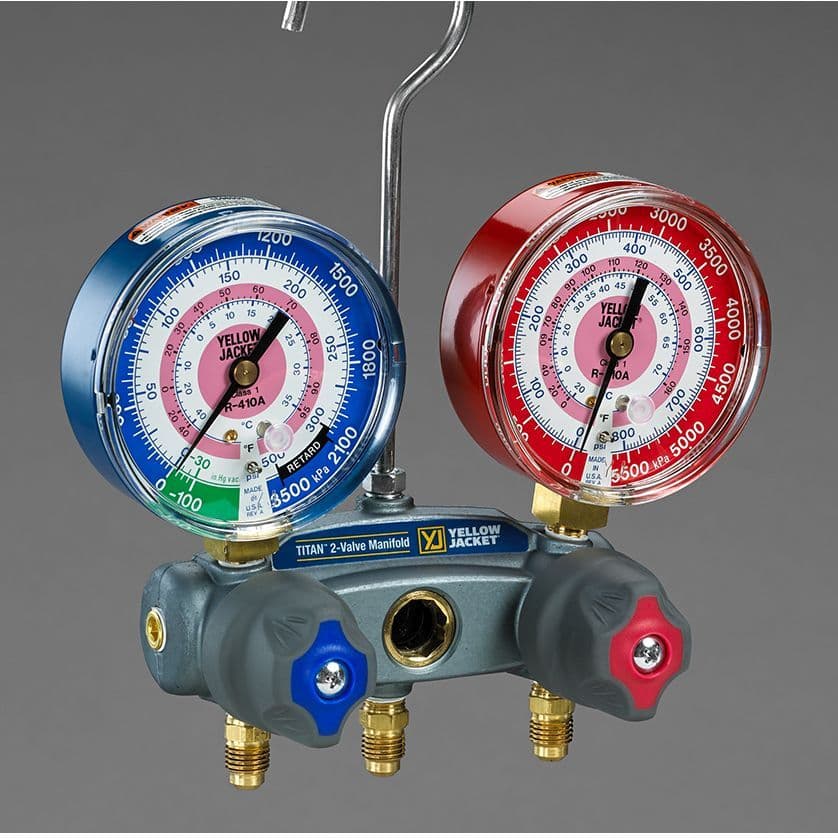 Yellow Jacket TITAN 2 Valve Manifold R410a R32
