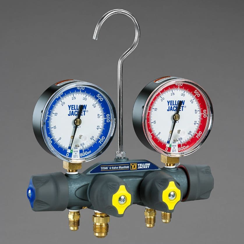 Yellow Jacket TITAN Test & Charging Manifold 55 bar